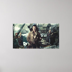 PANZERN Sie DAS BOWMAN™ in Laketown Leinwanddruck