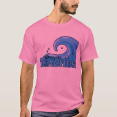 Panzerspitze von Funny Beach Wave T-Shirt (Vorderseite)