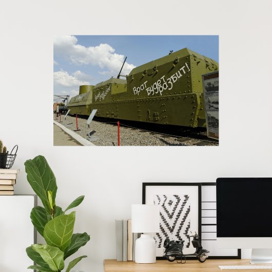 Panzerzug Poster (Heimbüro)