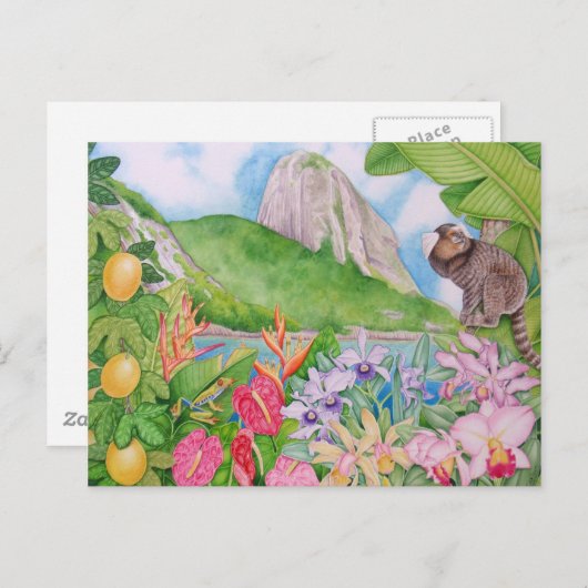 Pão de Açúcar Postkarte (Vorne/Hinten)