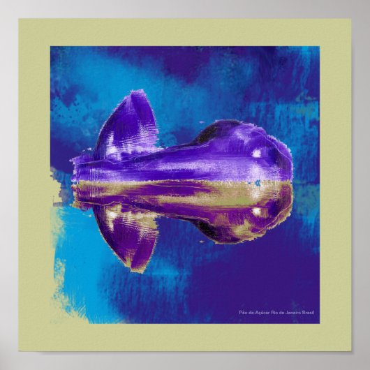 Pão-de-Açúcar Rio Brasil Poster (Vorne)