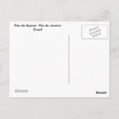 Pão de Açúcar [Rio de Janeiro] Postkarte (Rückseite)
