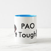 PAO klassische Kaffee-Tassec$peri-acetabular Zweifarbige Tasse (Mittel)