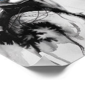 Paola Sals hyperrealistische Wasserfarbe Poster (Ecke)