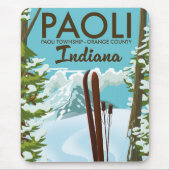 Paoli Orange Landkreis Indiana Skipster Mousepad (Vorne)