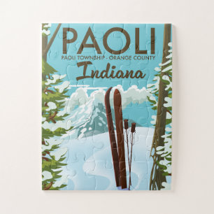 Paoli Orange Landkreis Indiana Skipster Puzzle