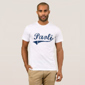 Paoli Pennsylvania klassischer Entwurf T-Shirt (Vorne ganz)