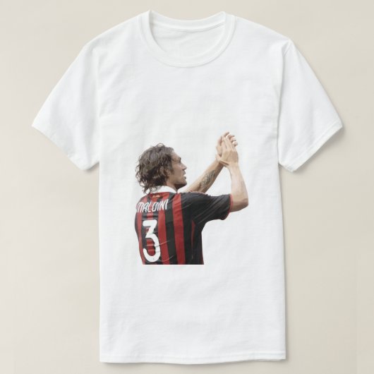 Paolo Maldini - FOOTBALL LEGENDS Graphic T-Shirt (Design vorne)