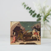 PAOLO UCCELLO - Saint George und der Drache 1470 Postkarte (Stehend Vorderseite)
