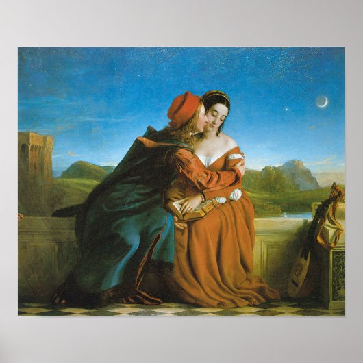 Paolo und Francesca, 1827 Poster (Vorne)