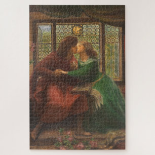 Paolo und Francesca da Rimini (von Rossetti) Puzzle