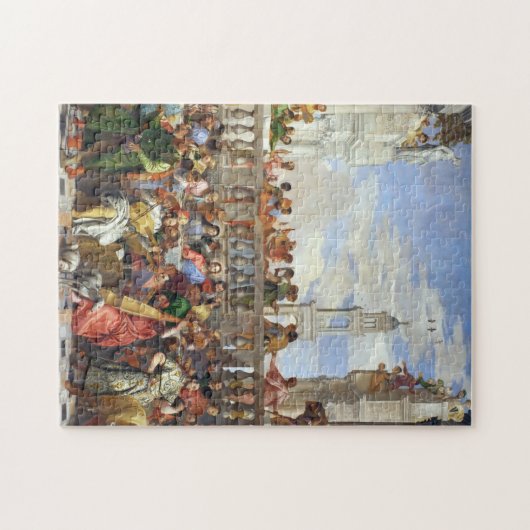 Paolo Veronese - Die Hochzeit in Cana 1563 Puzzle (Horizontal)