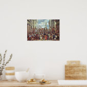 Paolo Veronese - Hochzeit in Cana Poster (Küche)