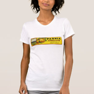 Paonia Aprikosen-Aufkleber-Kunst T-Shirt