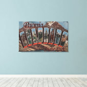 Paonia Staat Park, Colorado - Große Briefmarkensze Leinwanddruck (Insitu (Holzboden))