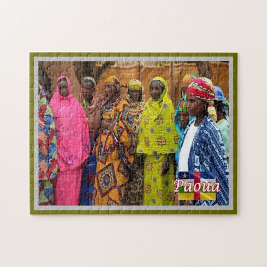 Paoua - Les femmes - Puzzle (Horizontal)