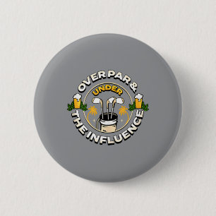 Pap des Geburtstagsjungen Hole In One Golf Sport Button