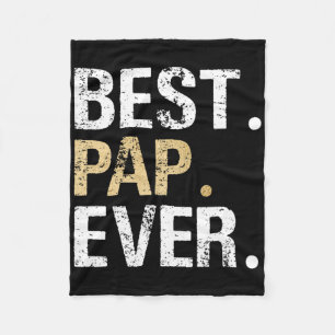 Pap Geschenk von Enkelin Enkel Best Pap Fleecedecke