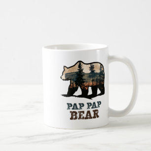 Pap-pap Bär Vintage Retro Lustiger Pappap Opa Kaffeetasse