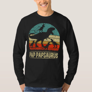 Pap Pp Dinosaur T Rex Pap Papsaurus 4 Kinder Famil T-Shirt