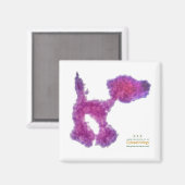 PAP Smear Dog Magnet (Vorderseite/Rückseite)
