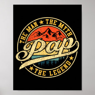 Pap The One And Only The Legend T-Shirt Lustig Poster