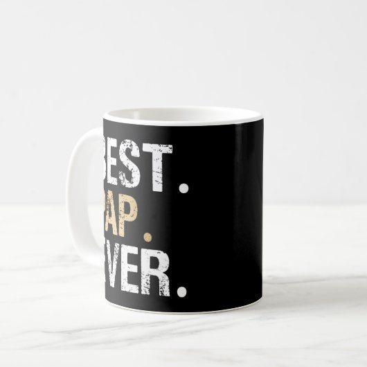 Pap von Grandtochter Grandson Best Pap Kaffeetasse (Vorderseite Links)
