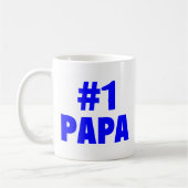 Papa #1 (blau) kaffeetasse (Links)