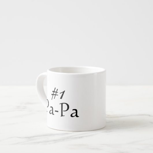 Papa #1 espressotasse (Vorderseite Links)