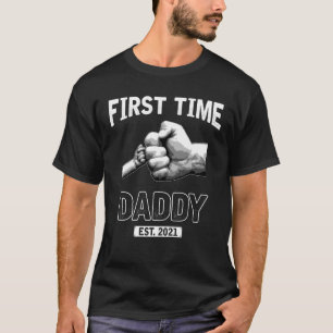 Papa 2021 Papa-Vatertag zum ersten Mal T-Shirt