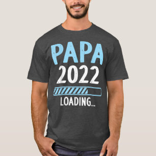 Papa 2022 Ankündigung von Schwangerschaft und neue T-Shirt