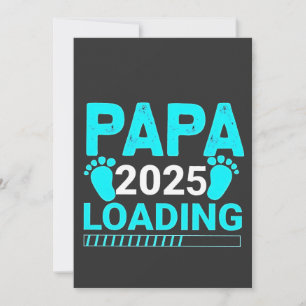 Papa 2025 Vater für Elternschaft Einladung