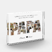 Papa 28 Foto Collage Keepake zum Vater oder Opa (Links)