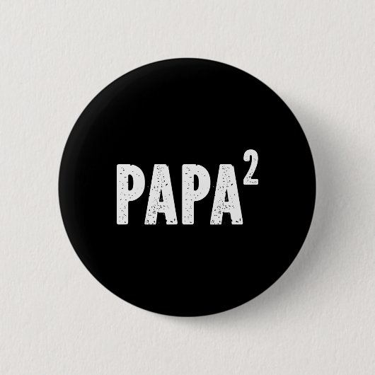 Papa 2 Papa Kneipe für Großmutter Button (Vorderseite)