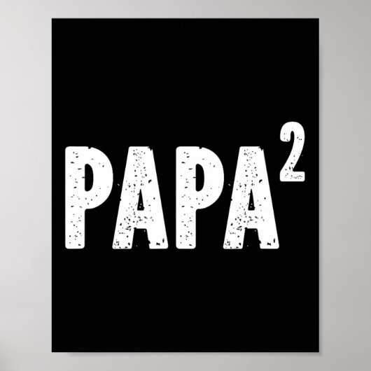 Papa 2 Papa Kneipe für Großmutter Poster (Vorne)