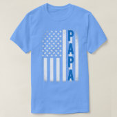PAPA American Flag Shirt Vathers Day 2020 (Design vorne)