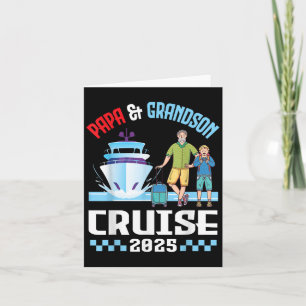 Papa & Grandson Cruise 2025 Family Vacation Cr Karte