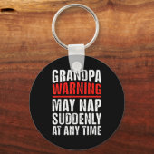 Papa Art For Grandpa From Grandkids Father's Day P Schlüsselanhänger (Vorderseite)