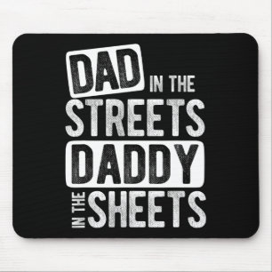 Papa auf der Straße Daddy auf dem Blatt Bester Vat Mousepad