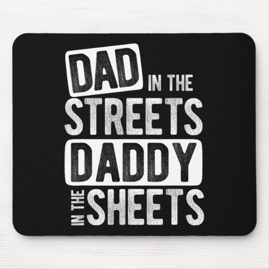 Papa auf der Straße Daddy auf dem Blatt Bester Vat Mousepad (Vorne)