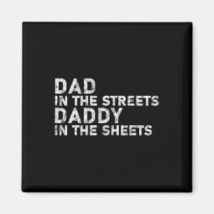 Papa auf der Straße Daddy auf dem Blatt Vatertag Magnet