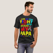 Papa Autism Awareness Puzzle Geschenk T-Shirt (Vorne ganz)