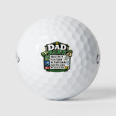  Papa Bank Lustig  Golfball (Vorderseite)