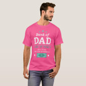 Papa-Bank-Mädchen T-Shirt (Vorne ganz)