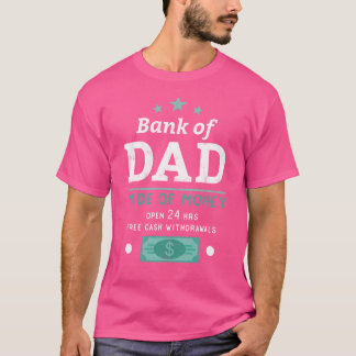 Papa-Bank-Mädchen T-Shirt