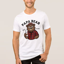 Papa Bär 2026 T-Shirt/Hoodie Tri-Blend Shirt