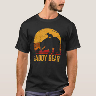 Papa Bär 2 Welpen Papa Bär Zwillings Vintage Vate T-Shirt