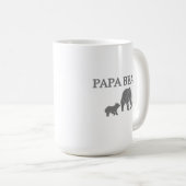 "Papa Bär" Angelbär mit Jungem Kaffeetasse (VorderseiteRechts)
