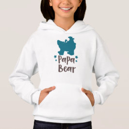 Papa-Bär, Bärenkuppe, Niedlicher Bär, kleiner Bär, Hoodie