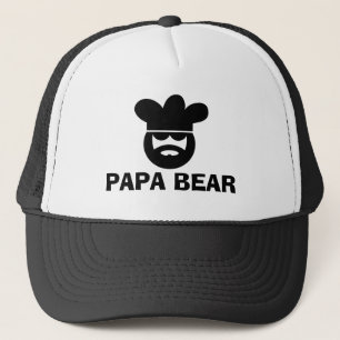 Papa Bär BBQ-Mütze für Männer Truckerkappe